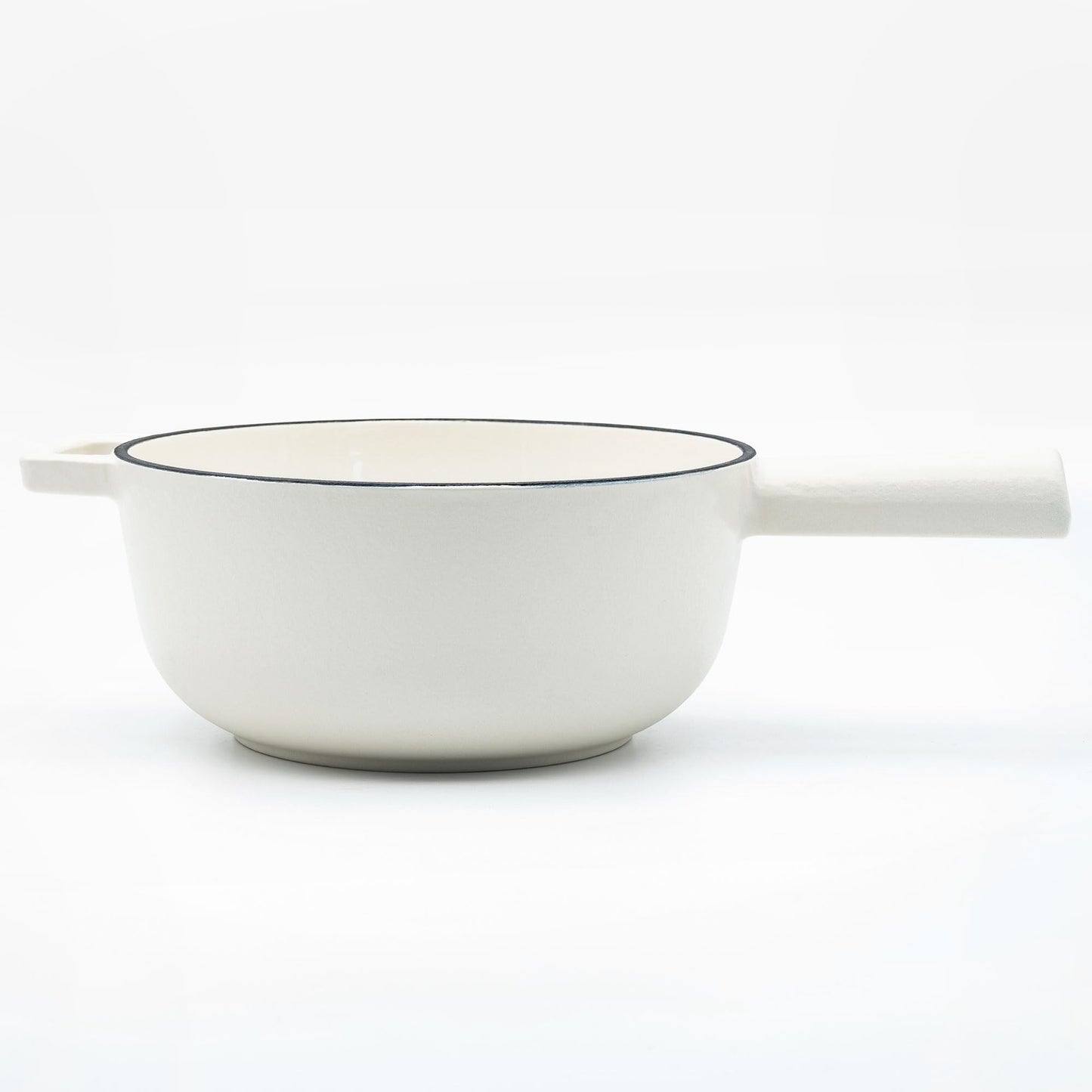 Fondue Topf für 6 Personen, Cremeweiss Ersatztopf