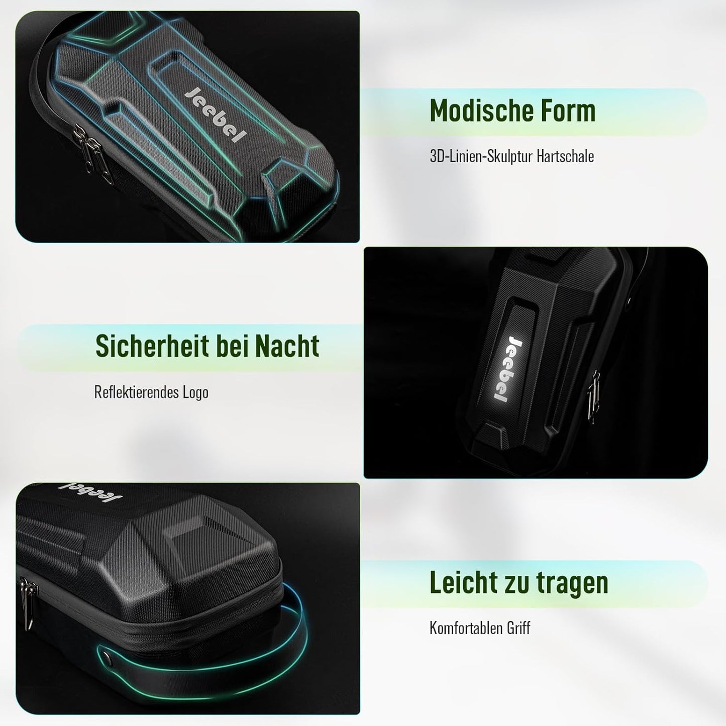 E-Scooter Lenkertasche, 2,8l / Schnellspanner D