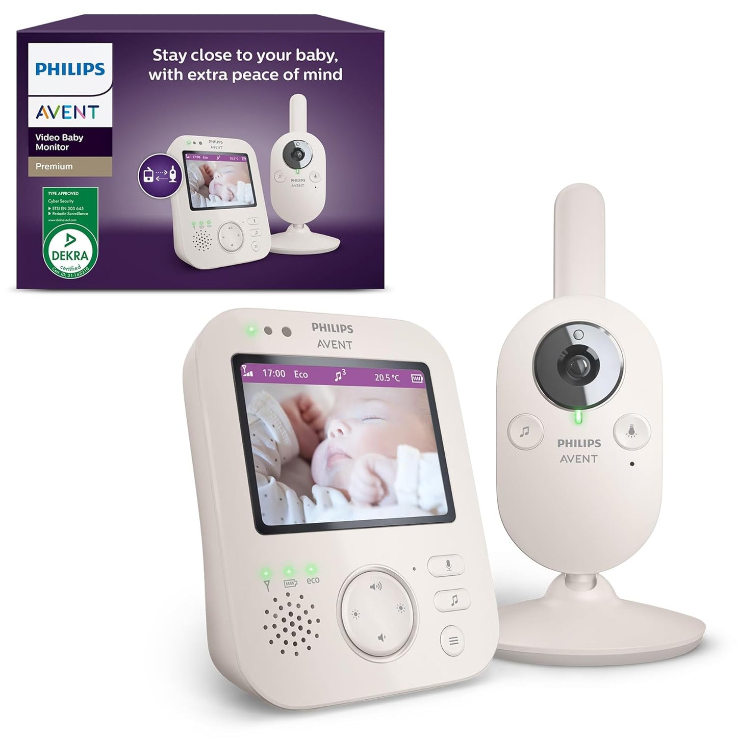 Babyphone Avent mit Kamera und Nachtsicht (SCD891/26), SCD891/26