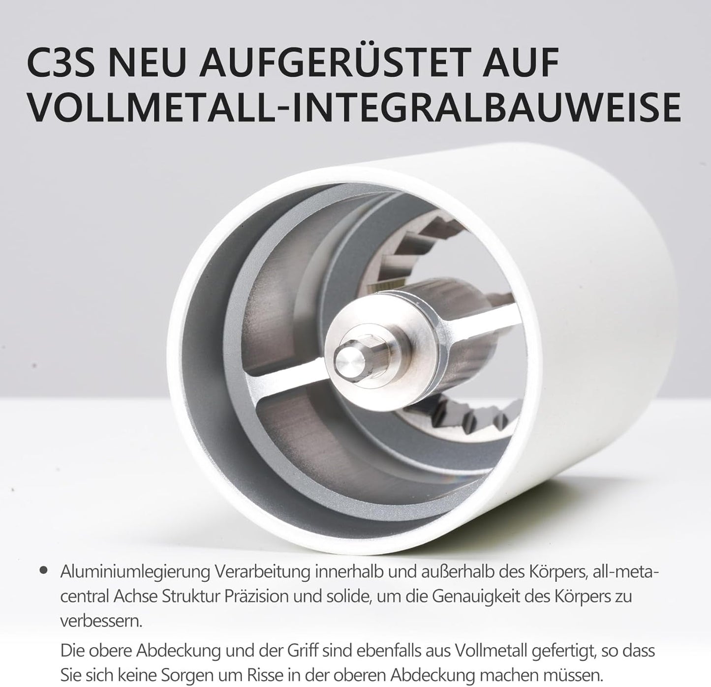 Manuelle Kaffeemühle C3S Pro, C3S Pro Weiß