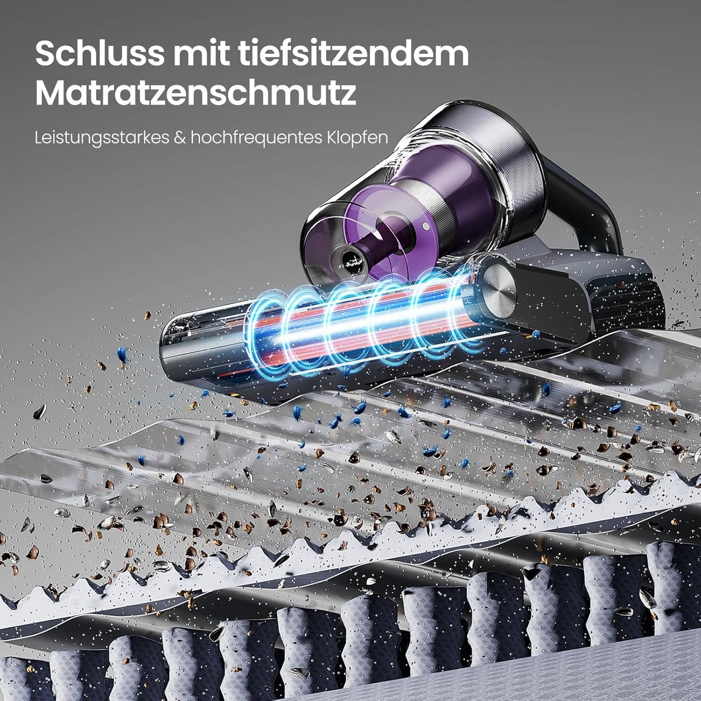 BX8 Milbensauger mit UV-Licht & Heissluft, Lila