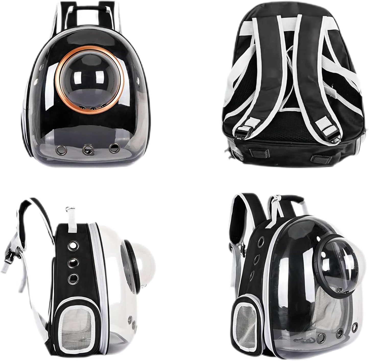 ‎Space Capsule Carrier, Schwarz,Durchsichtig, L 33 x B 28 x H 42 cm