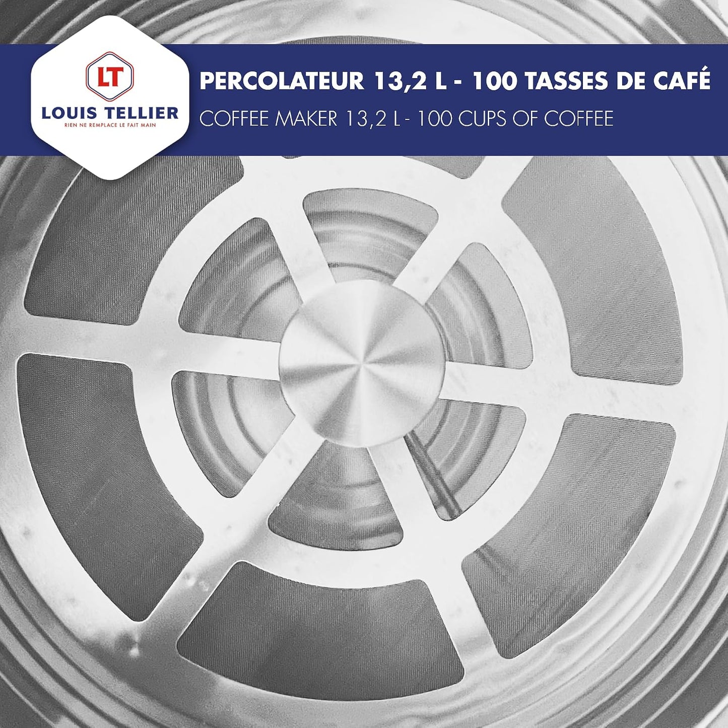 Professionelle Kaffeemaschine 100 Tassen, 13,2 Liter