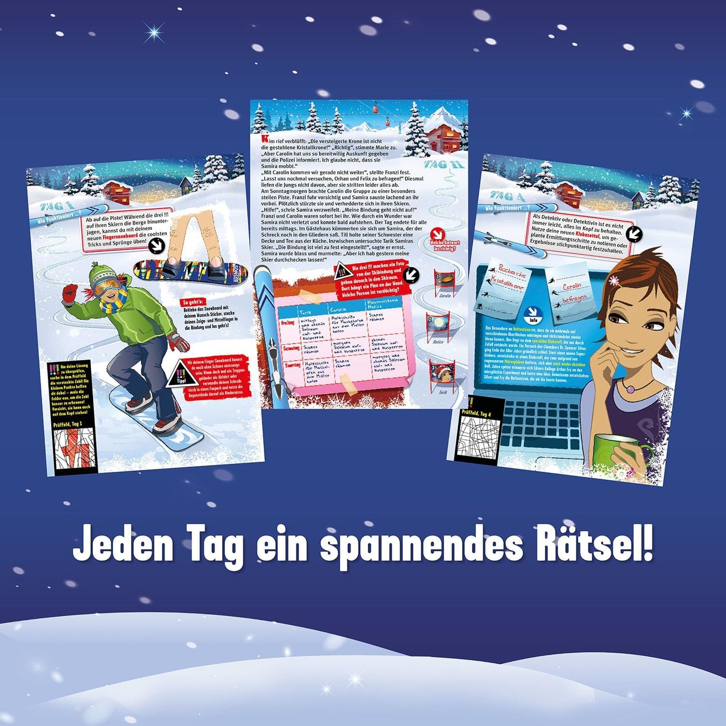 Die drei!!! Löse das Rätsel um das Geheimnis auf der Ski-Freizeit
