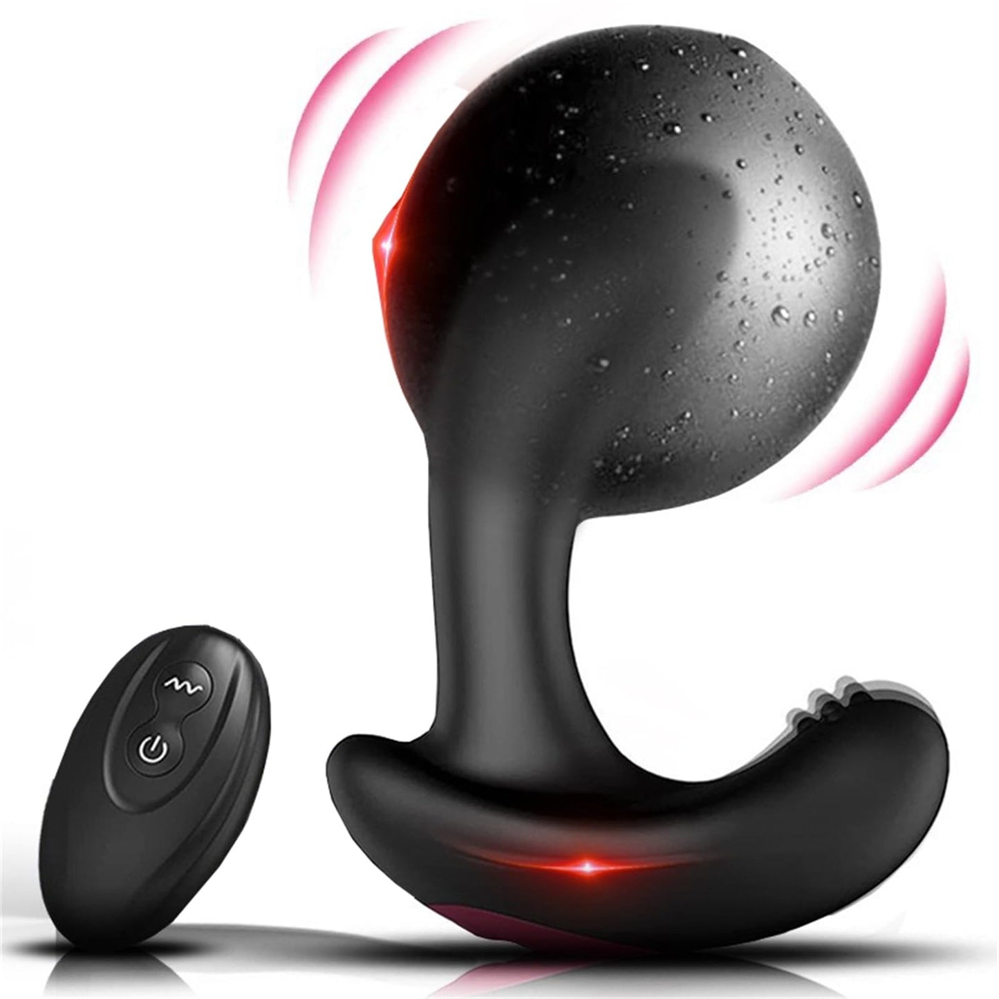 Aufblasbarer Analvibrator mit 10 Modi & Fernbedienung