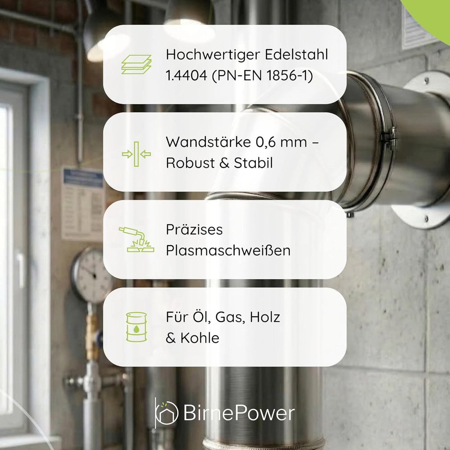 Ofenrohr Bogen verstellbar 0-90° (120mm), 120mm Bogen 0-90° Verstellbar