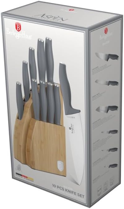 10-teiliges Messerset mit Ständer, Aspen Collection BH-2759, Aspen