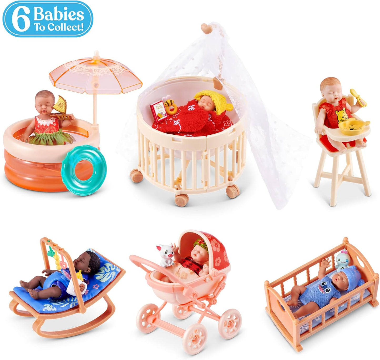 Sammelbare Babypuppen-Überraschungskapsel, 2er Pack