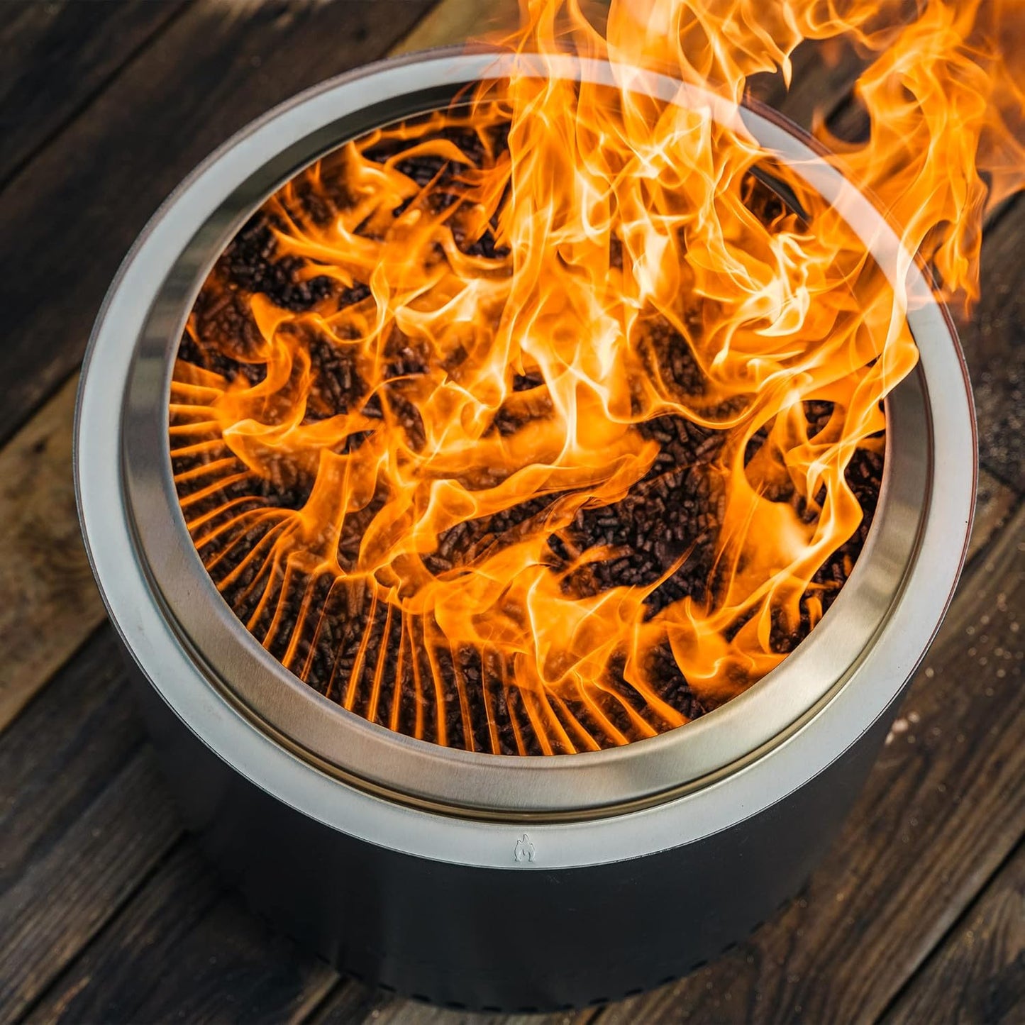 Pellets Adapter für Feuerschalen, Bonfire