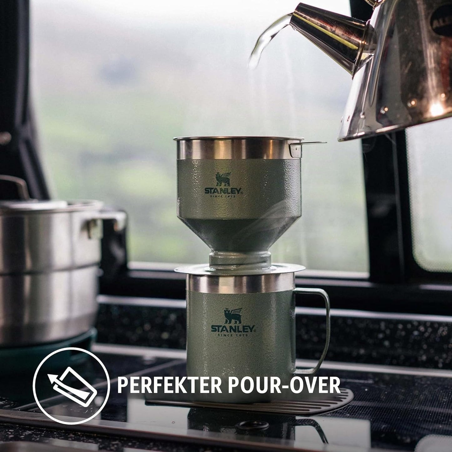 Perfect-Brew Pour Over, Hammertone Green