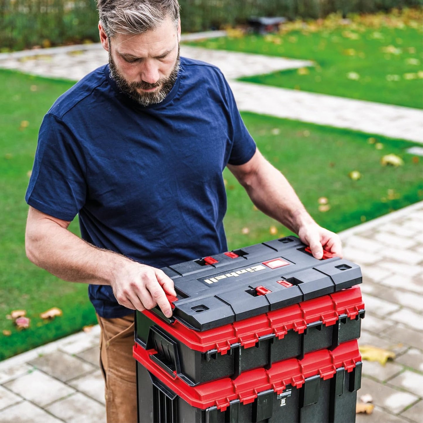 E-Case Adapterplatte, bis 300 kg, stapelbar