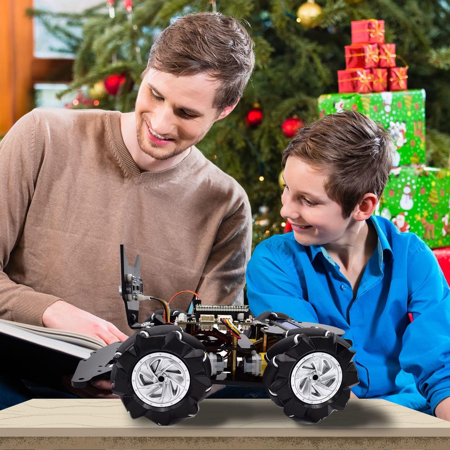 4WD Omni-Directional Mecanum Wheels Robotic Car Kit