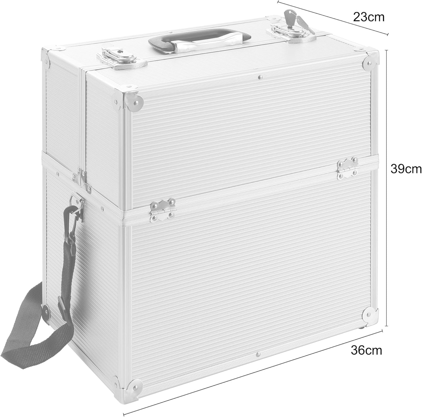 Kosmetikkoffer, Silber