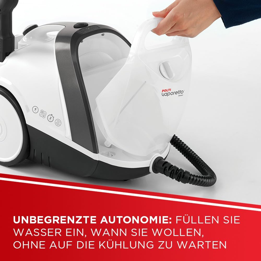 Vaporetto Smart 120 - Dampfreiniger, 14 Zubehöre