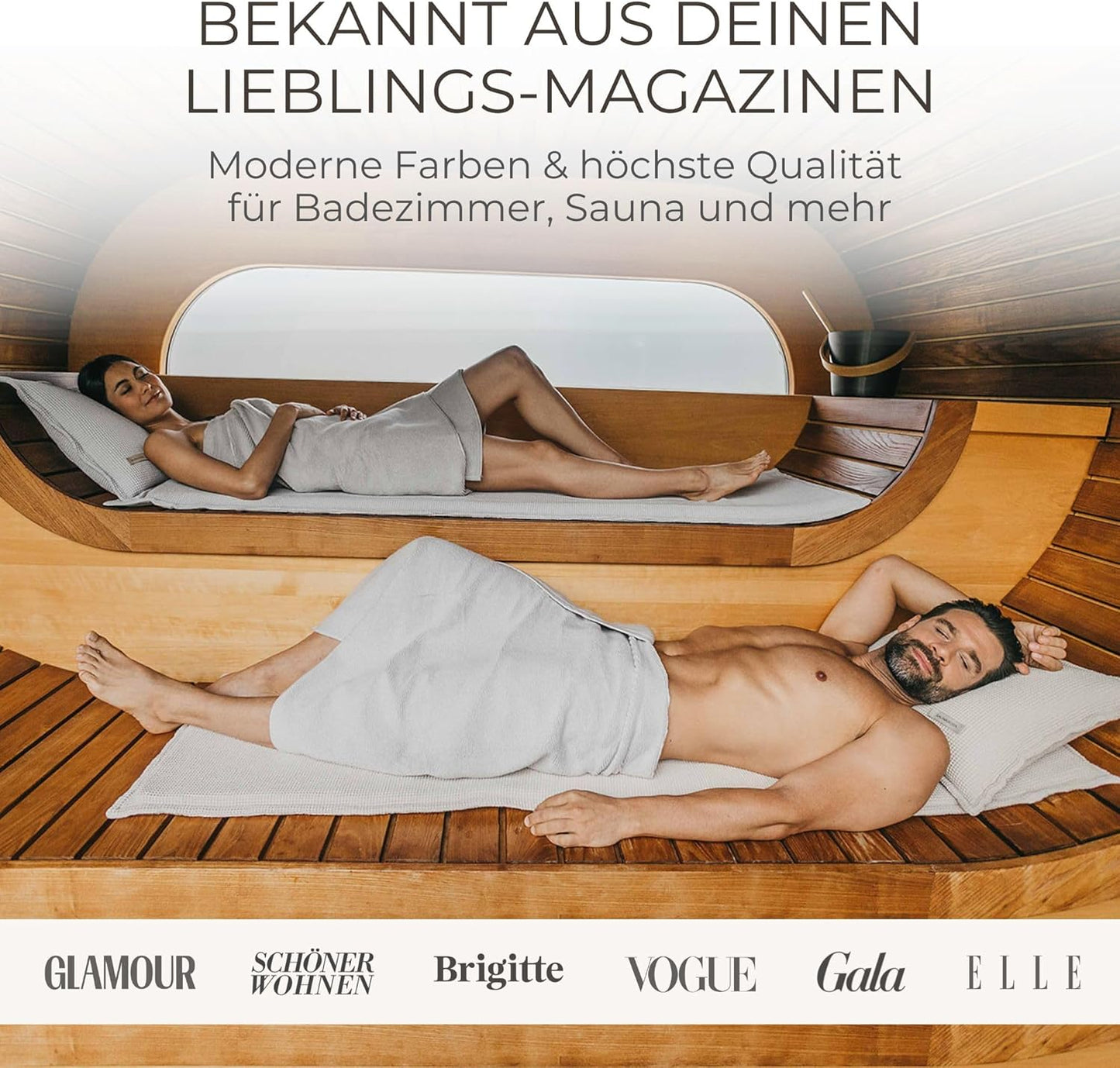 Zirbenkissen für Sauna, Gross Perlmutt