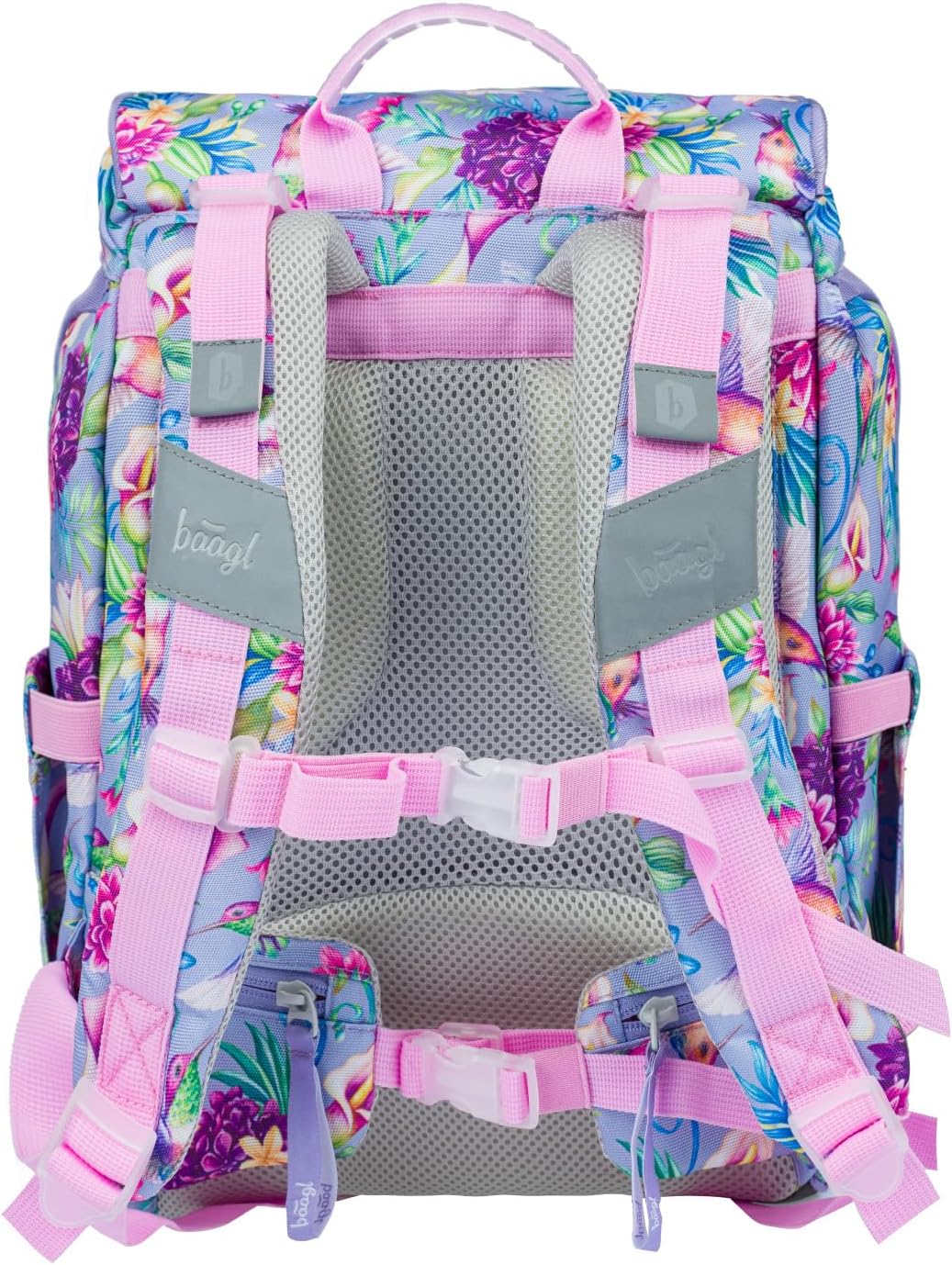 3-teiliges Schulranzen-Set Airy im Kolibri-Design, Kolibri