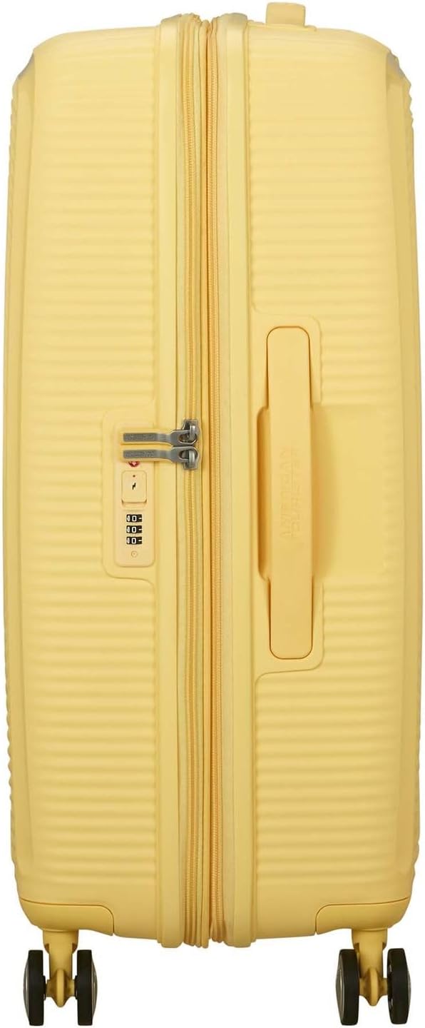 Valigia Rigida Rotante Verde Pastello, Soundbox 67 x 46.5 x 29 cm Yellow (Pastel Yellow)