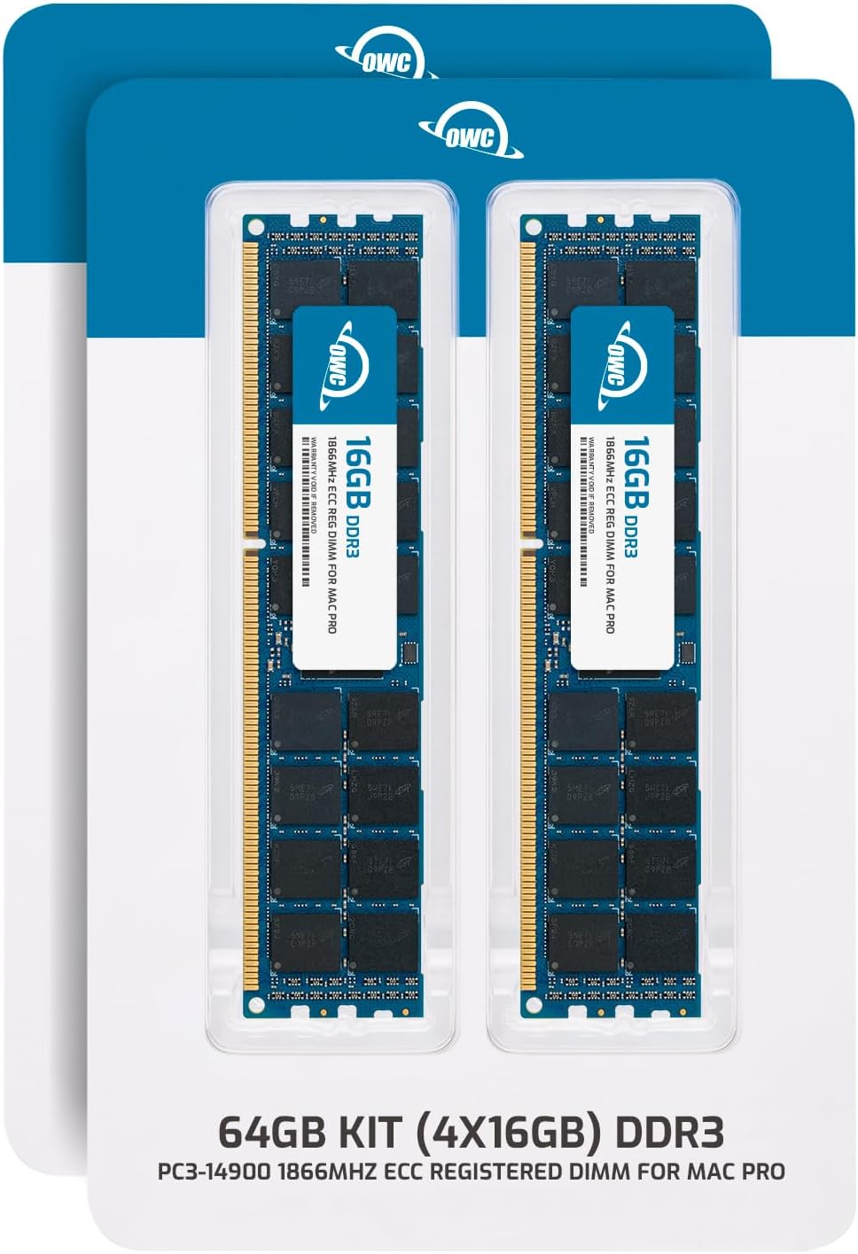 4 x Memory Upgrade Kit, 64 GB blau