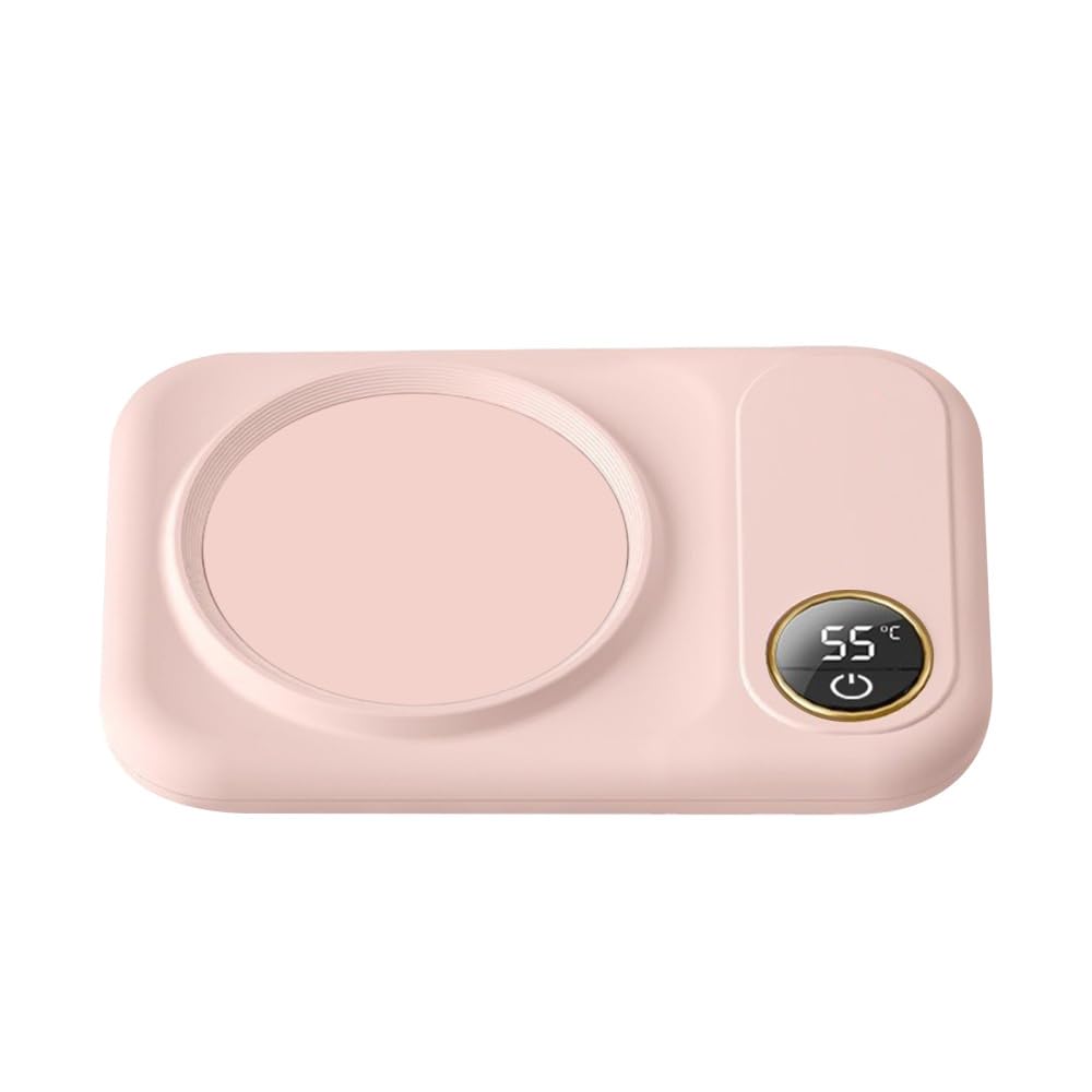 Kaffeetassenwärmer mit 3 Temperatureinstellungen, Rosa