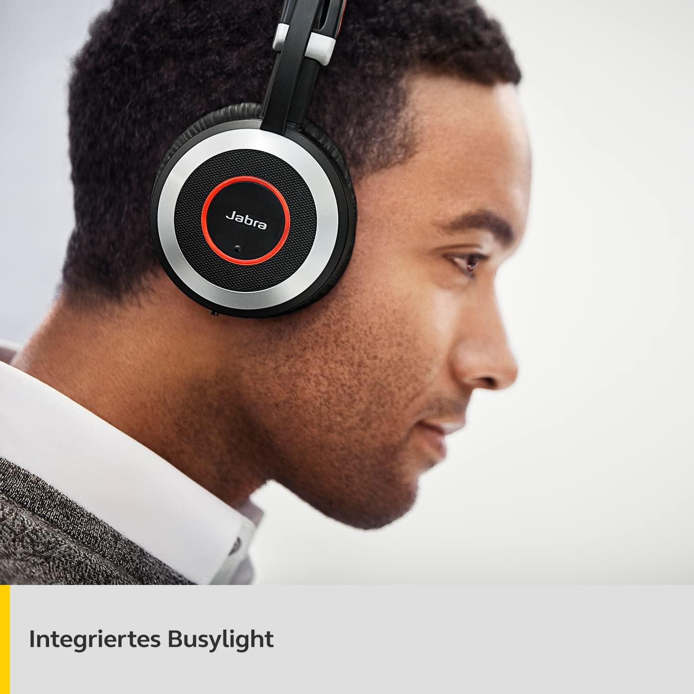 Evolve 80 UC Over-Ear Headset mit Noise Cancelling, Stereo Jack 3,5mm Alle Plattformen