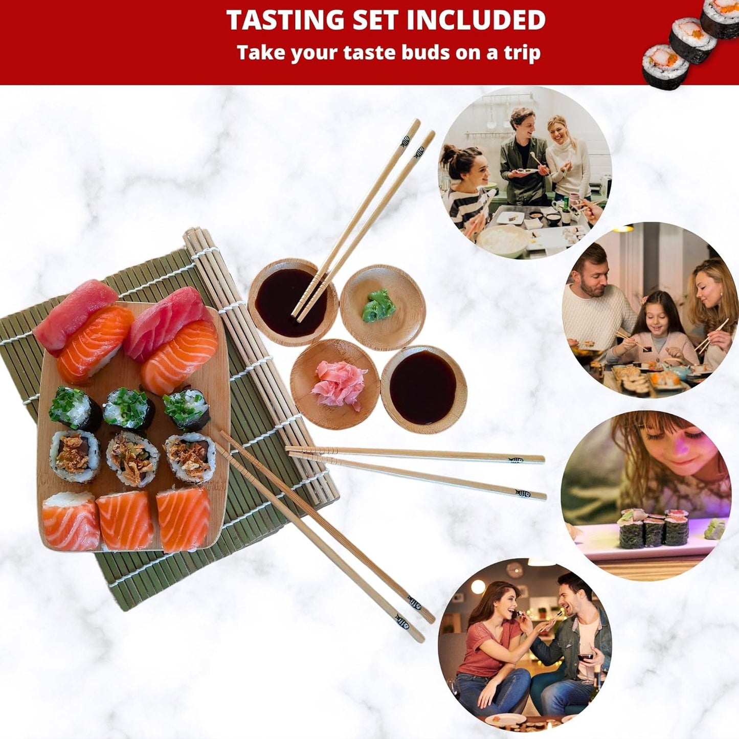 15-teiliges Sushi Maker Set