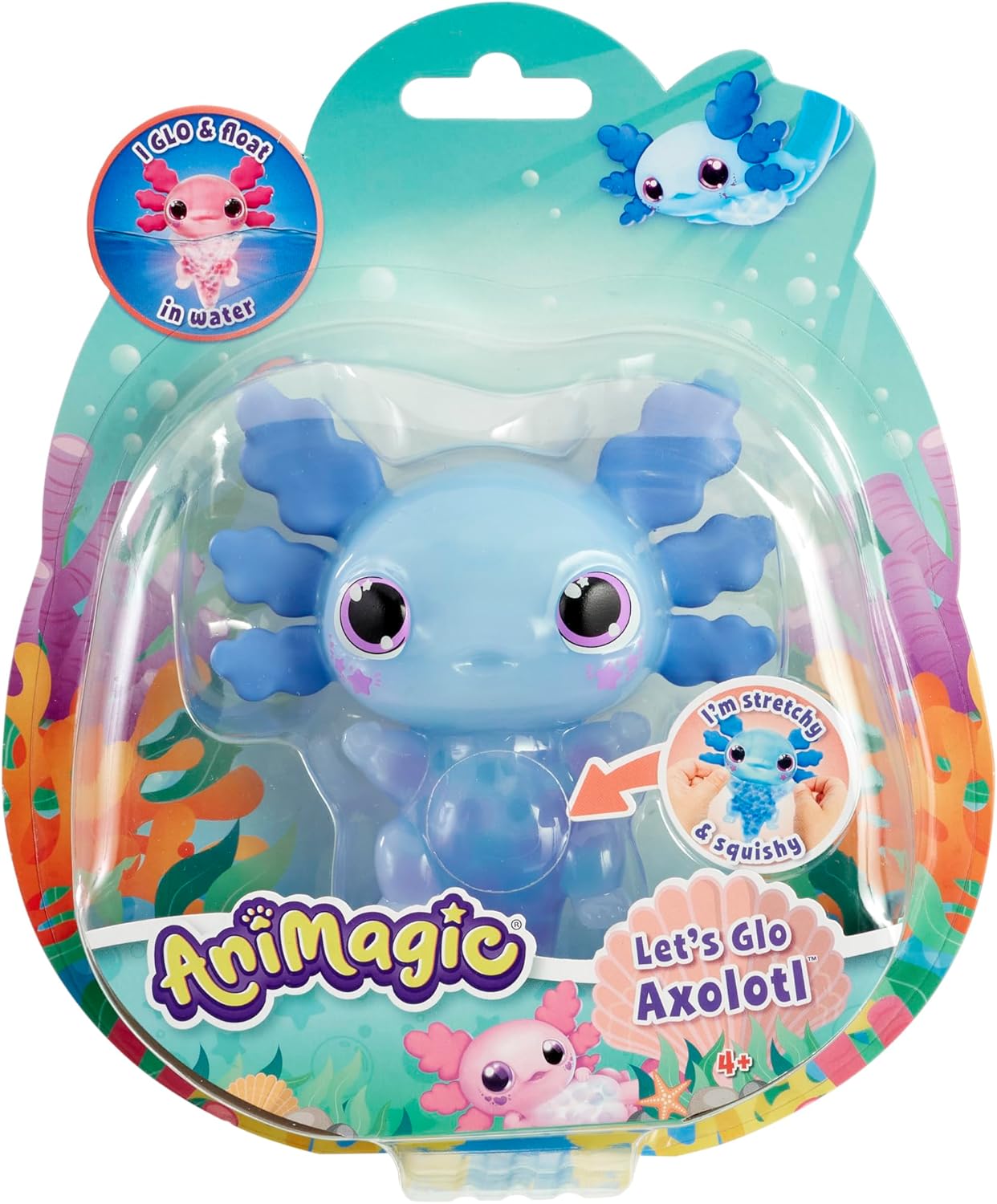 Let’s Glo Axolotl, 1 blauer AXOLOTL