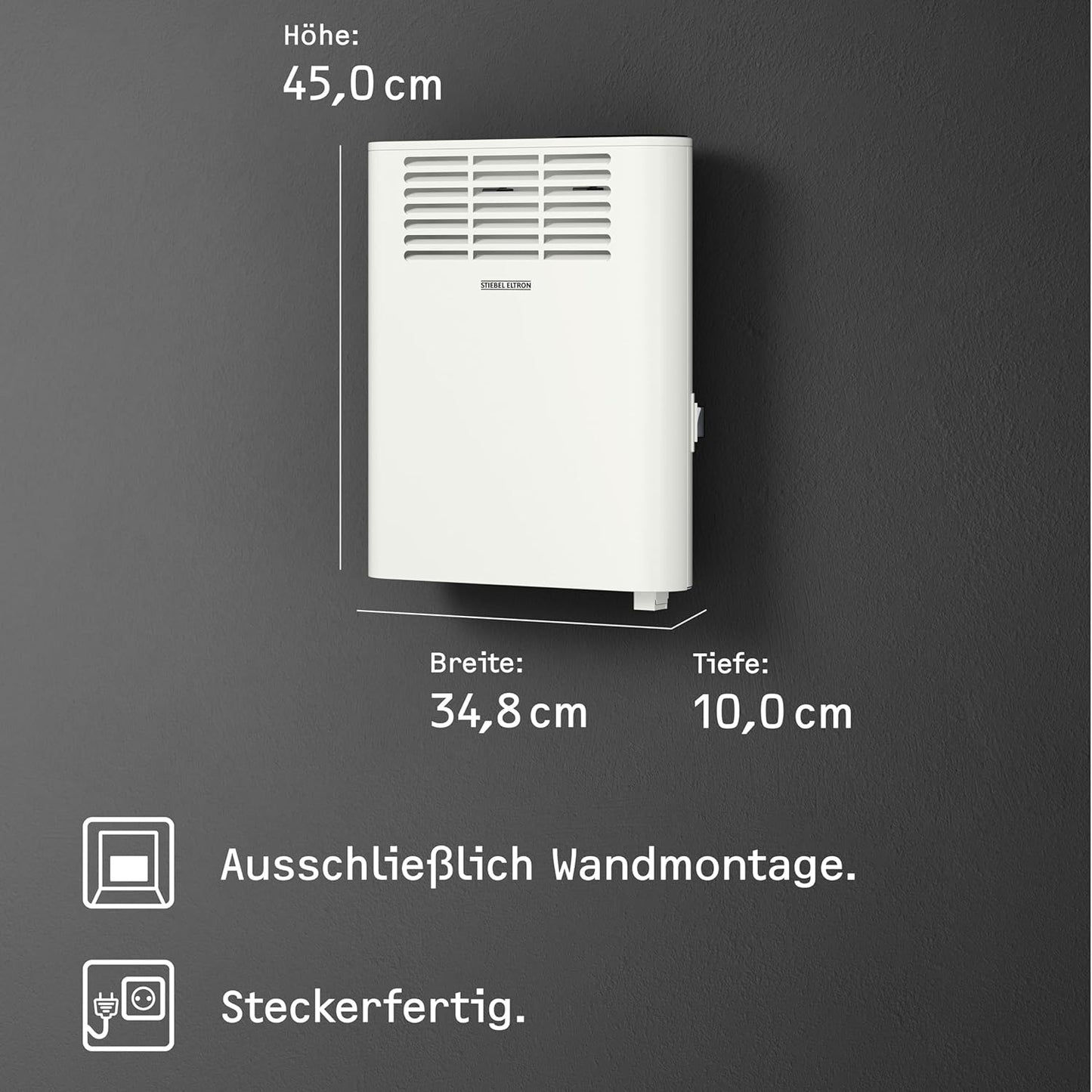 Wandkonvektor CNS 500 Plus LCD