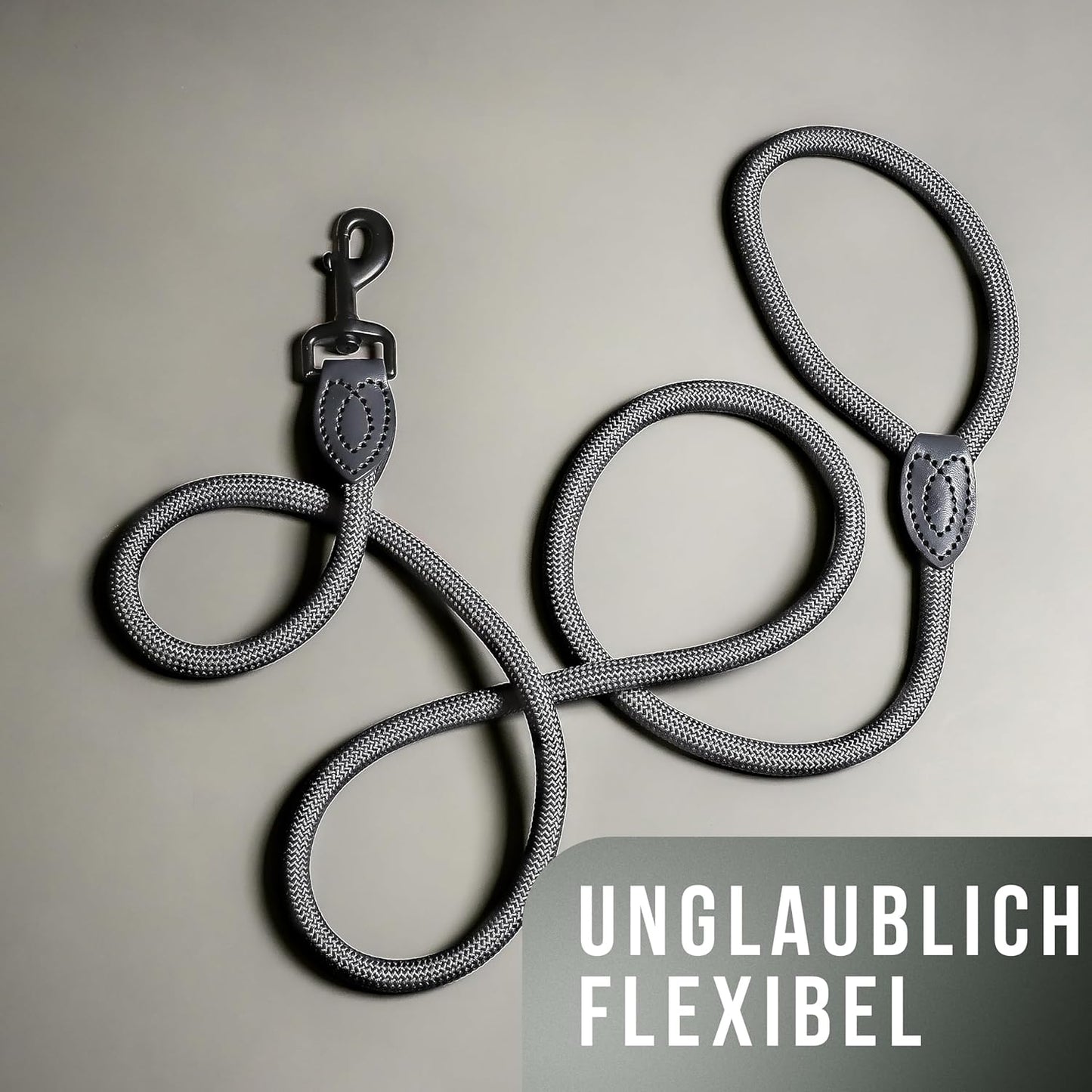 Tauleine für Hunde, 170 cm ANTHRAZIT