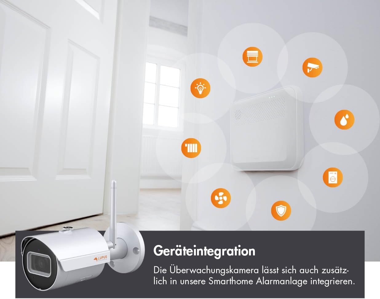 Überwachungskamera LE202 mit Nachtsichtfunktion