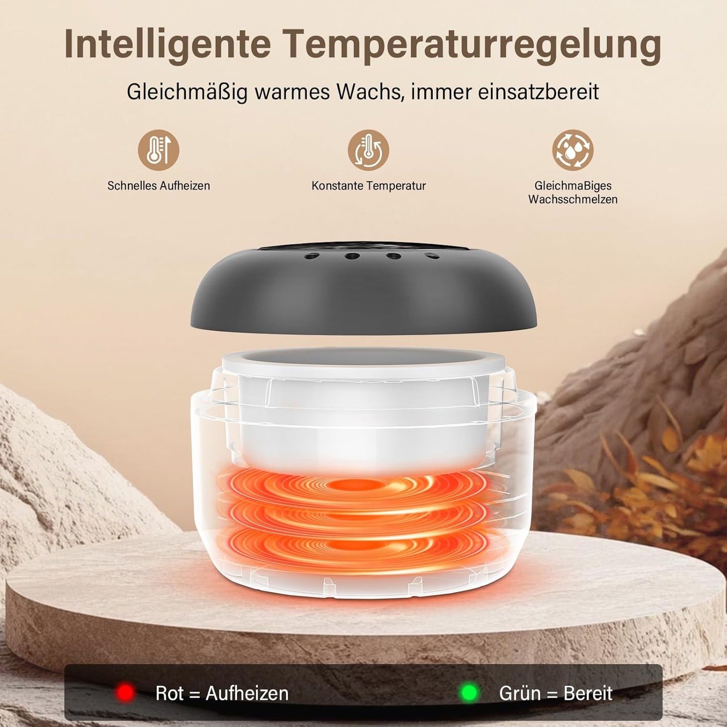 Nasenhaarentferner Waxing Kit mit Zubehör