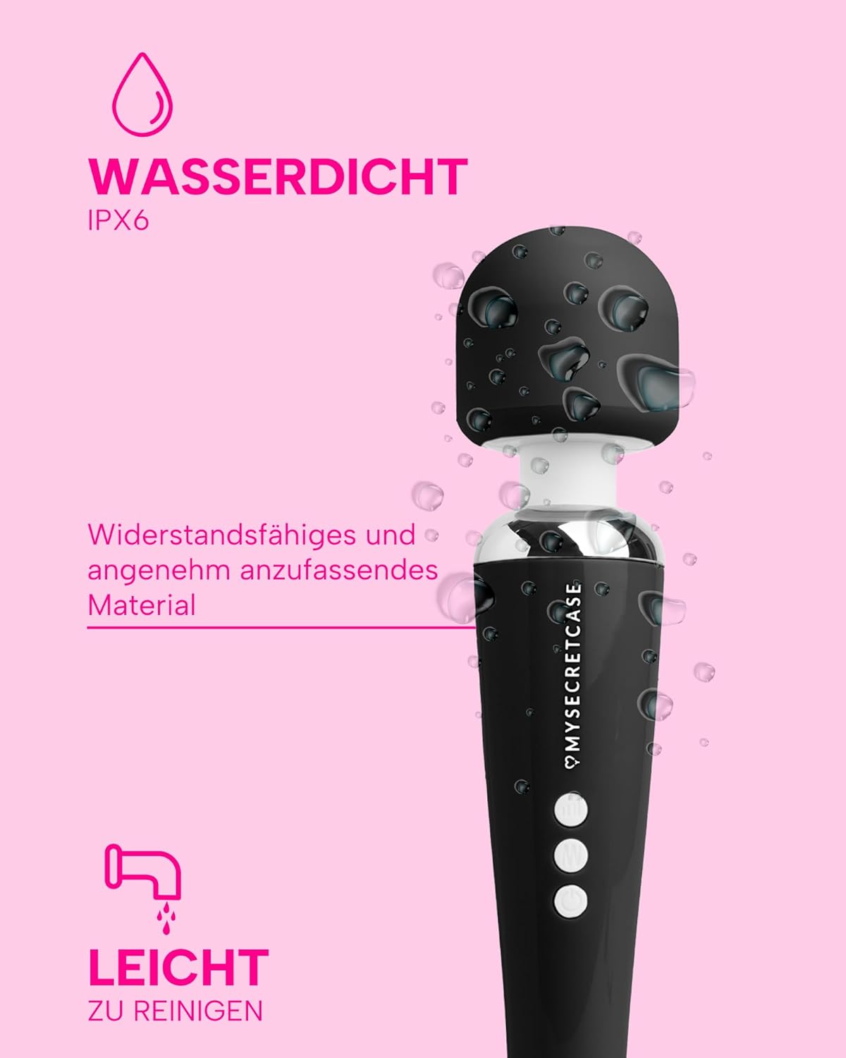 Magic Wand Starker Vibrator für Frauen, Monte Clitorio