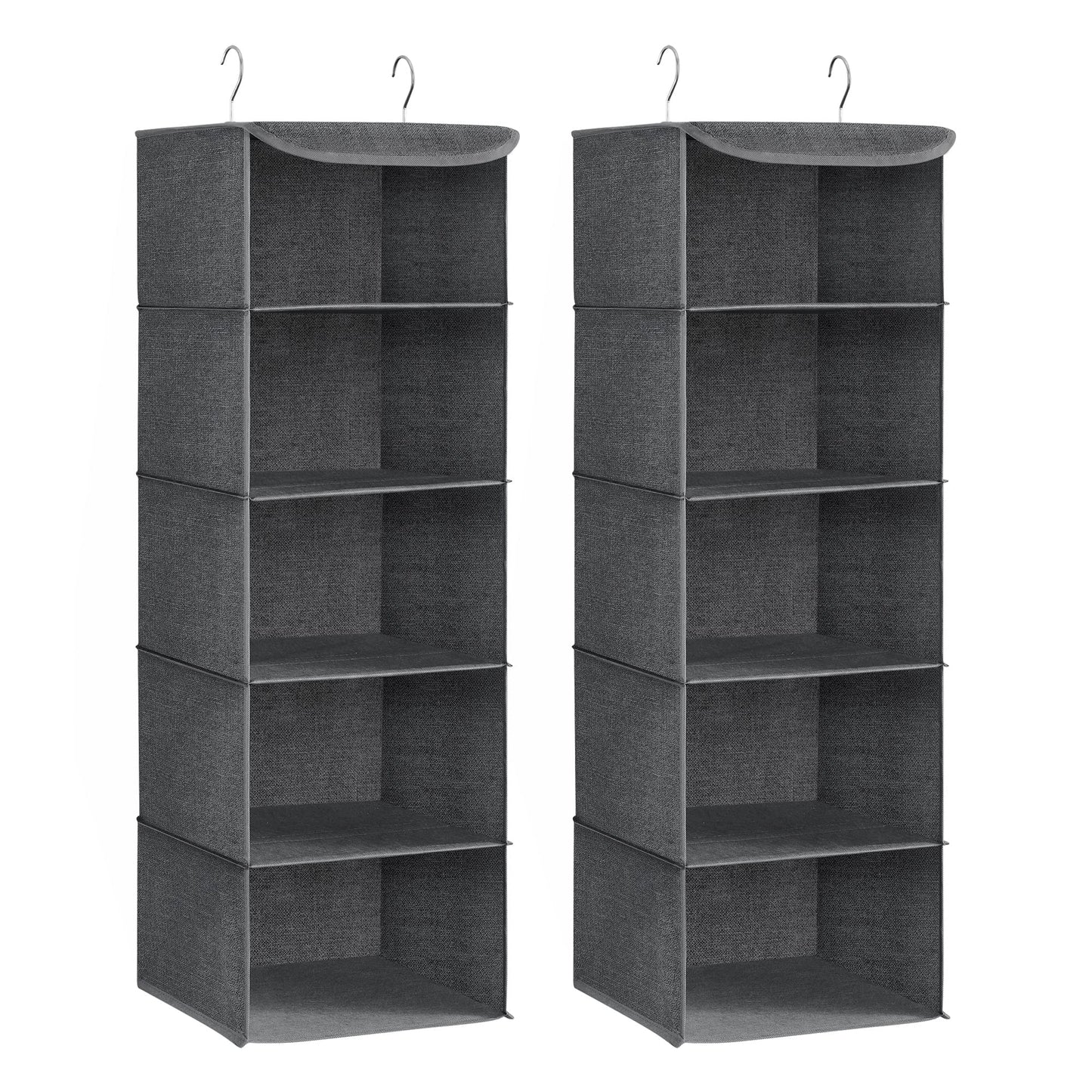 Alihan Hängeorganizer-Set faltbar (2 Stück), Grau 2