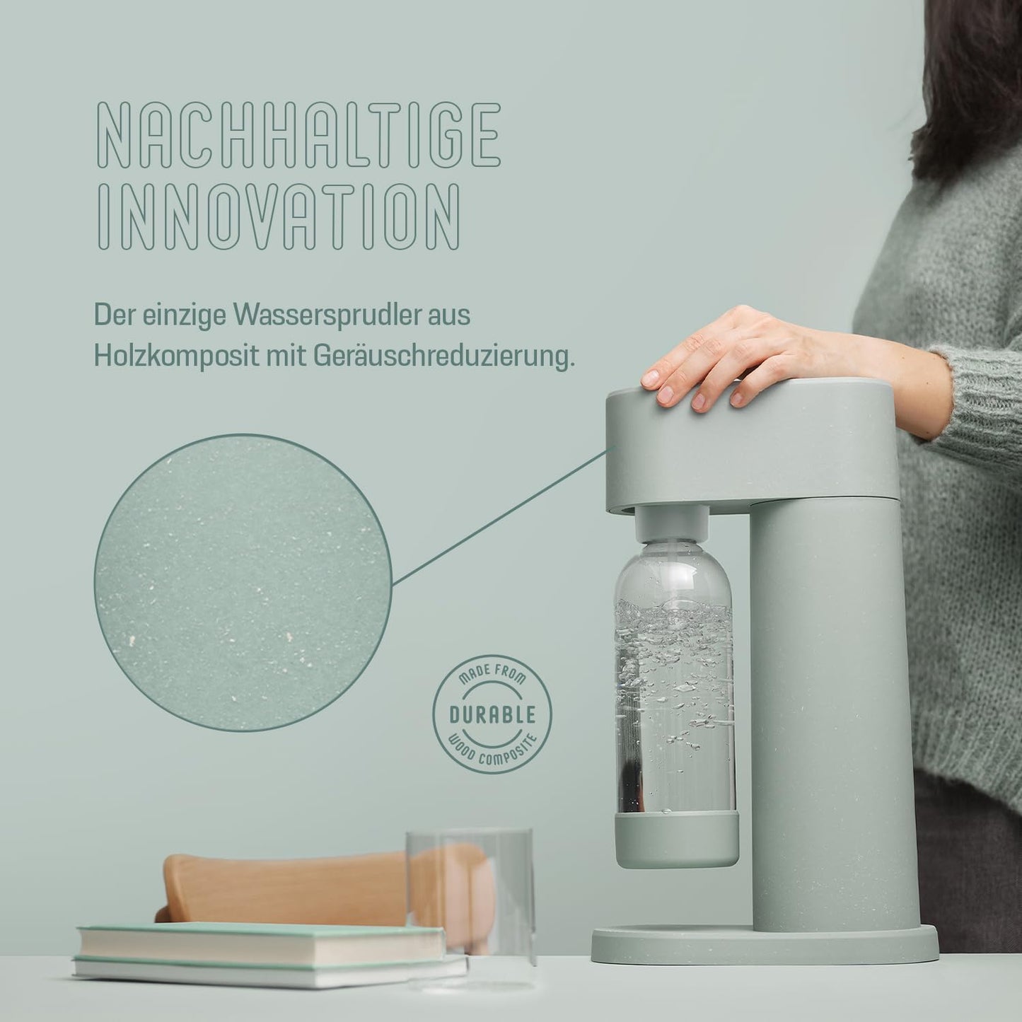 Woody Wassersprudler, Salbeigrün