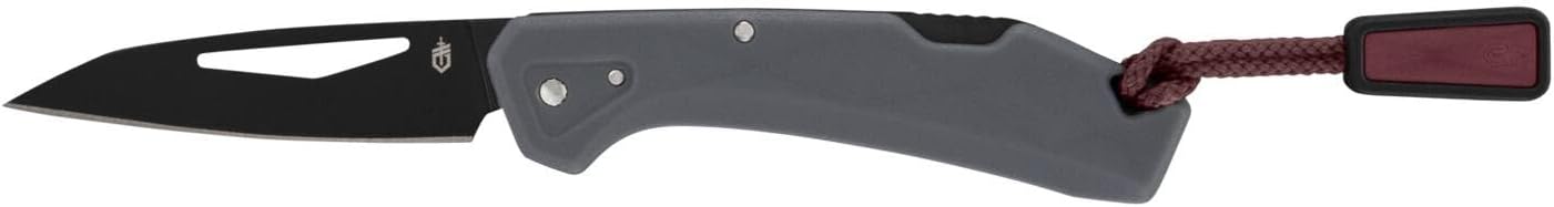 LST Mini Taschenmesser mit Zugband, Grau