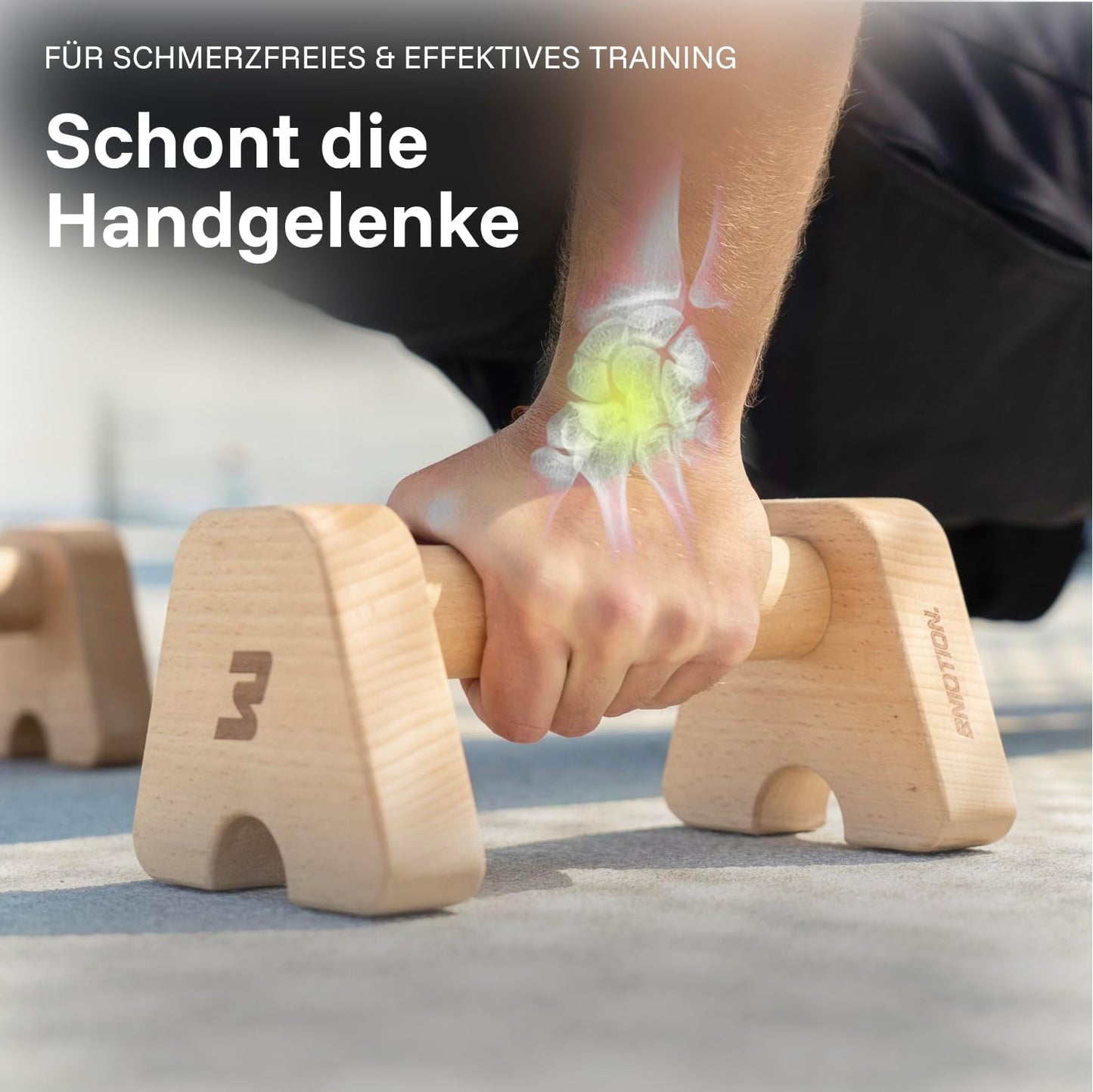 Liegestützgriffe für Calisthenics