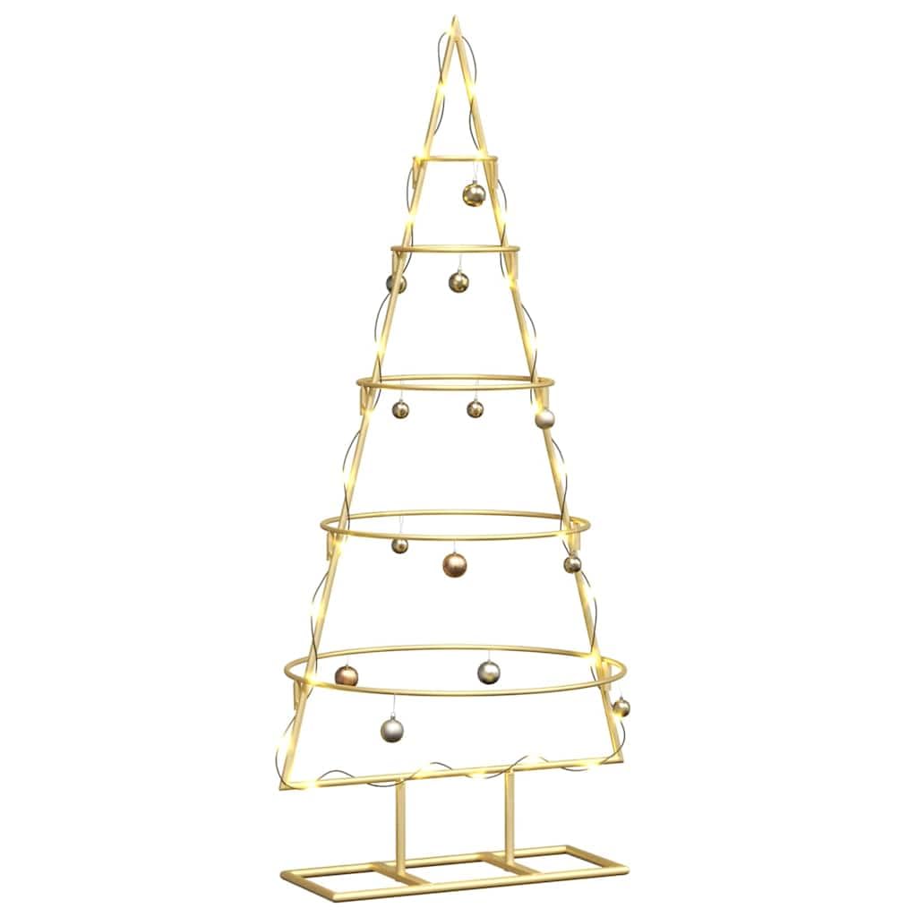 Minimalistischer Weihnachtsbaum, 90 cm Gold