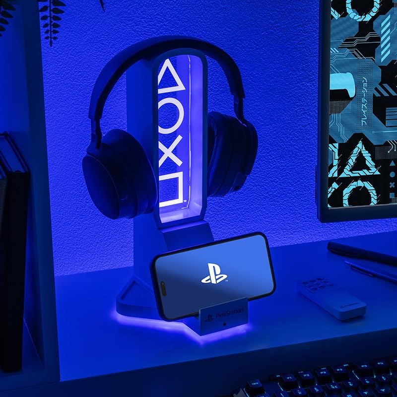 3-in-1 Kopfhörerständer mit USB-C Ladestation