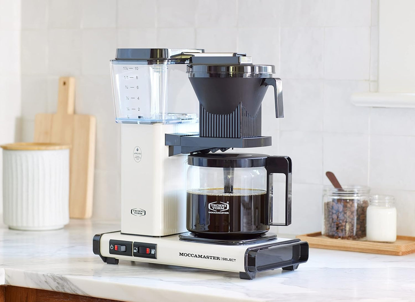 KBG Select Retro-Kaffeemaschine, Off-white, Single