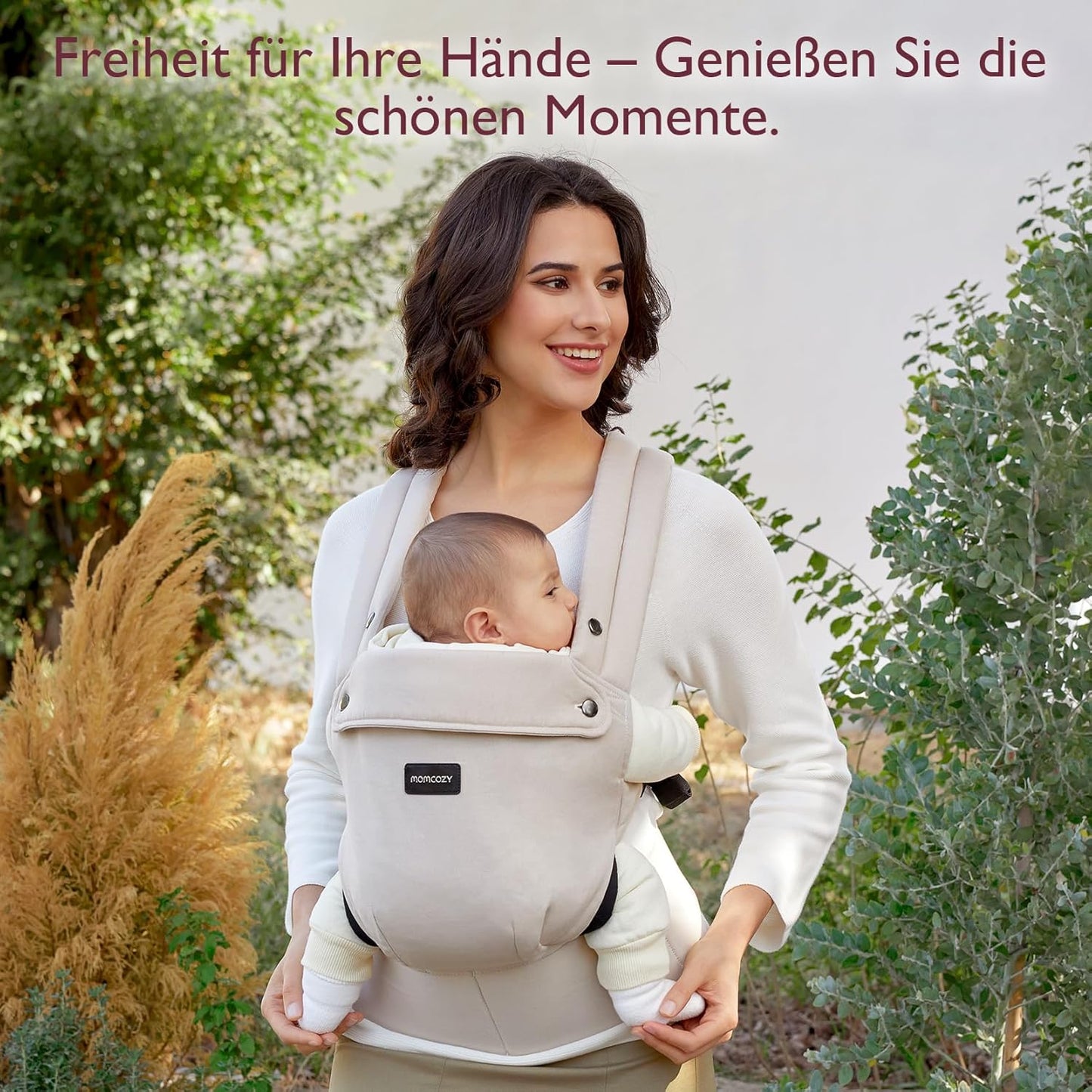 Ergonomische Babytrage (3-24 Monate), Kakifarben