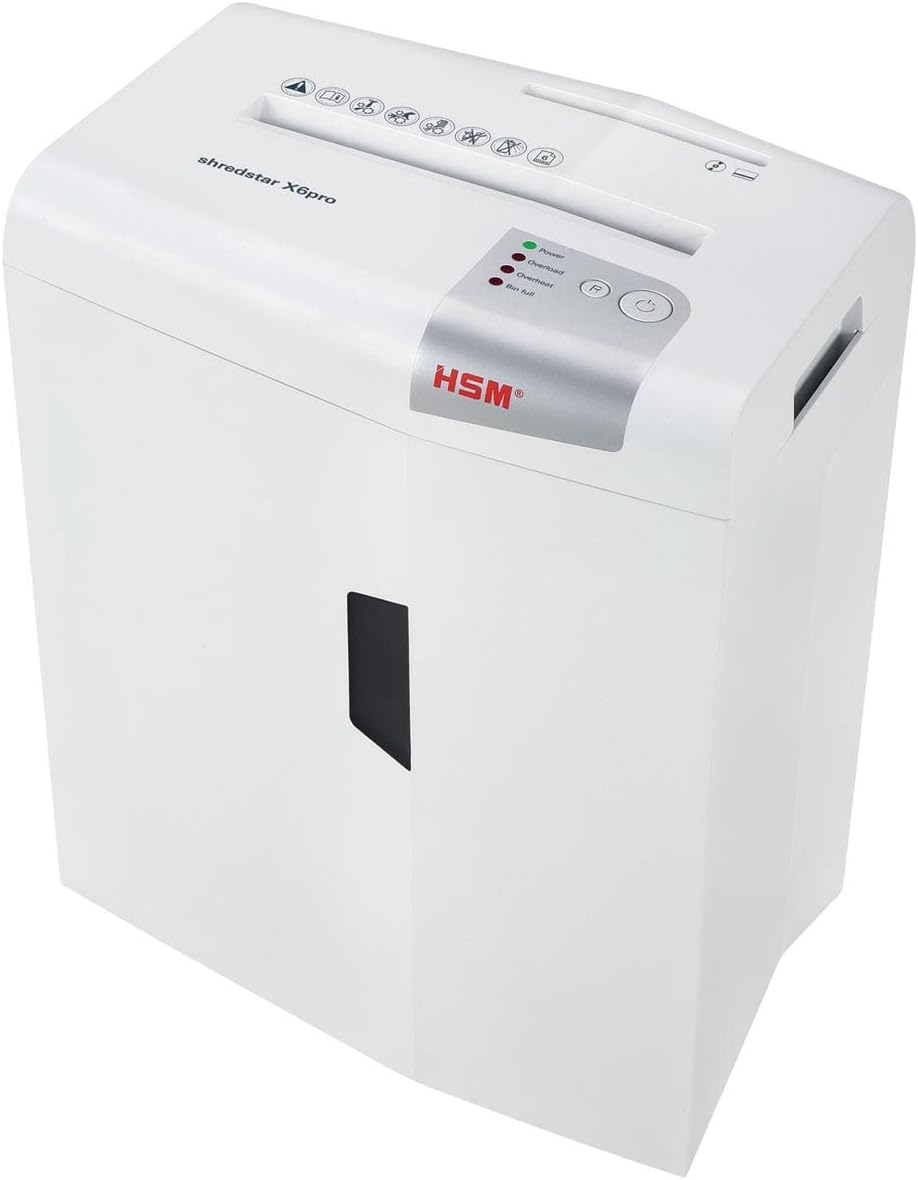 shredstar X6pro Aktenvernichter, 6 Blatt / Partikelschnitt P5