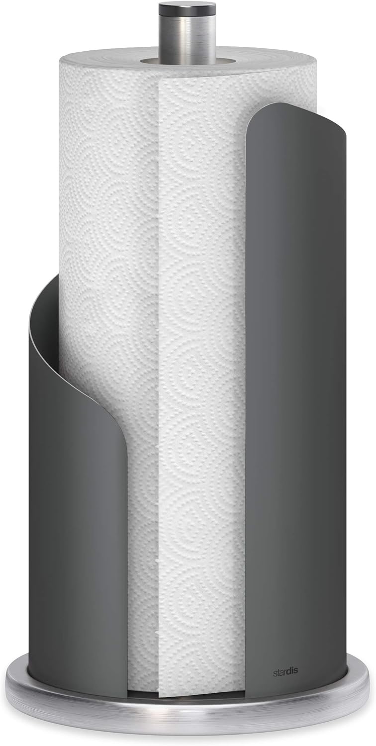 Halter für Küchenrolle, Dunkelgrau