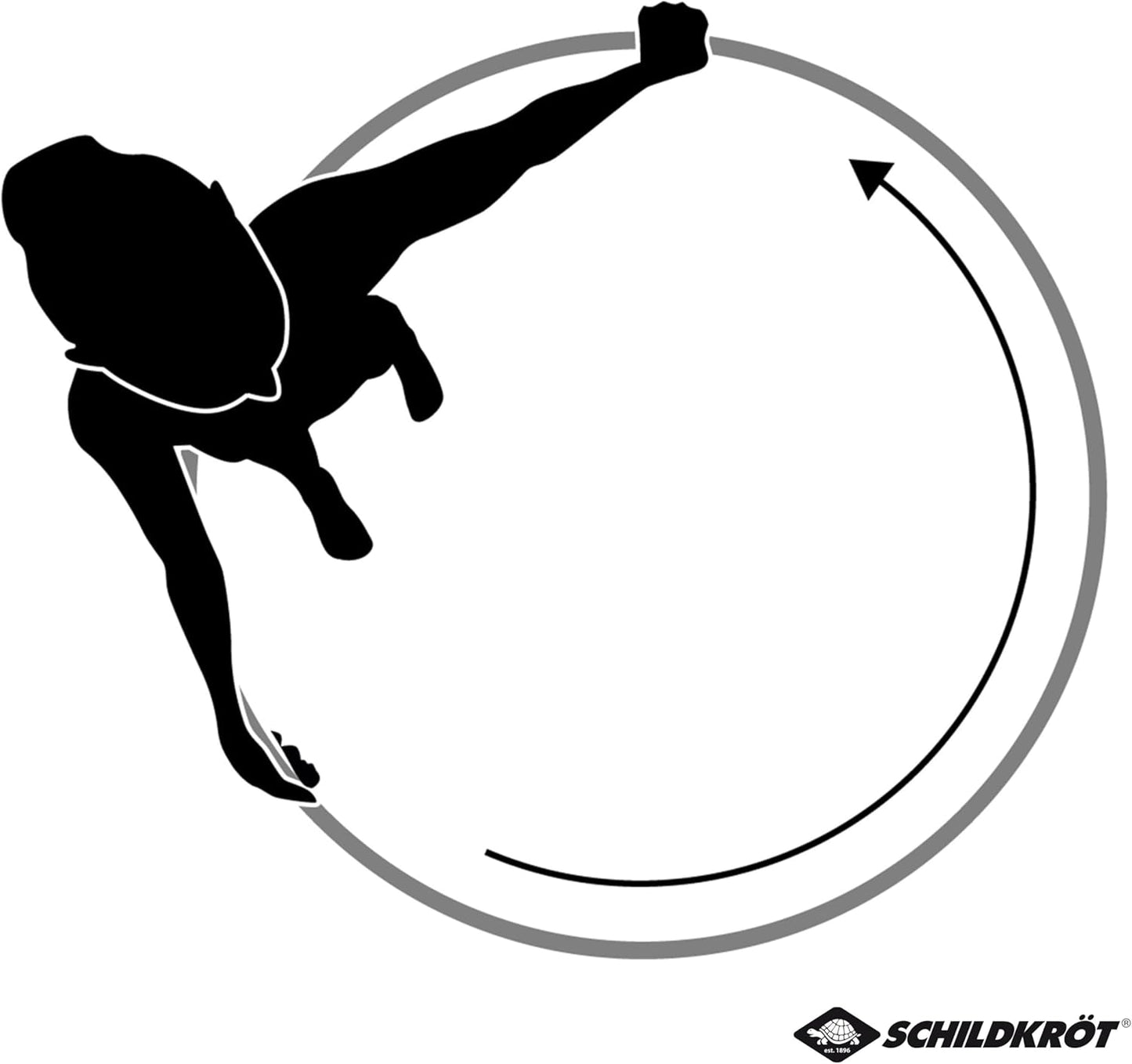 Hula Hoop Reifen, Hula-Hoop Ø100cm, Fuchsia-Anthrazit, 960235 Grau-Berry