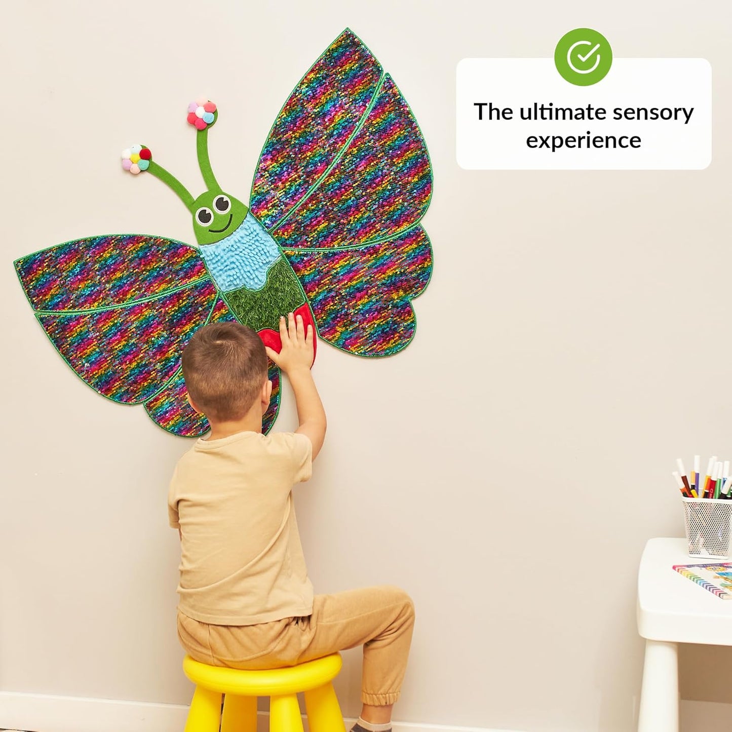 Sensorik-Wandpaneel, Butterfly