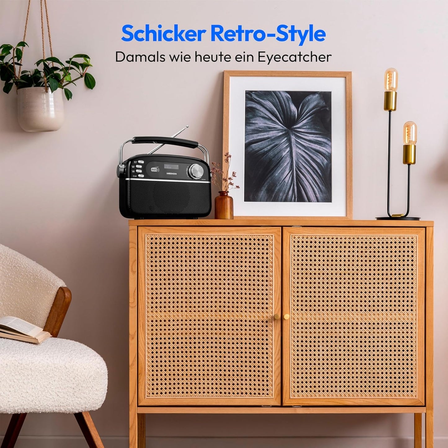 DAB+ Radio LIFE E66809, schwarz