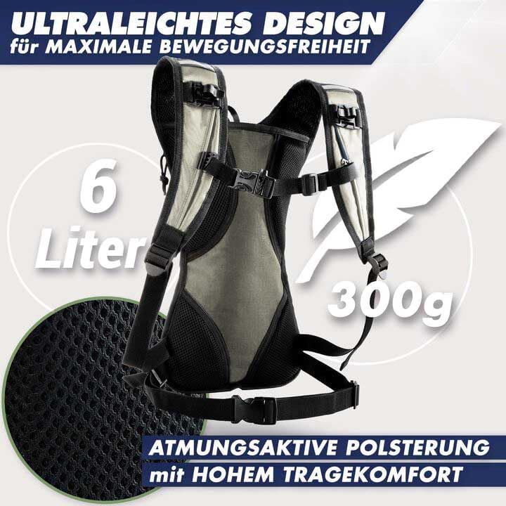 Ultraleichter Laufrucksack, Sand