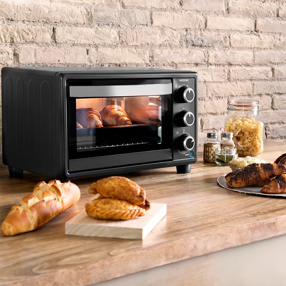 Kleinbackofen Bake and Toast 2300, 23 L Schwarz