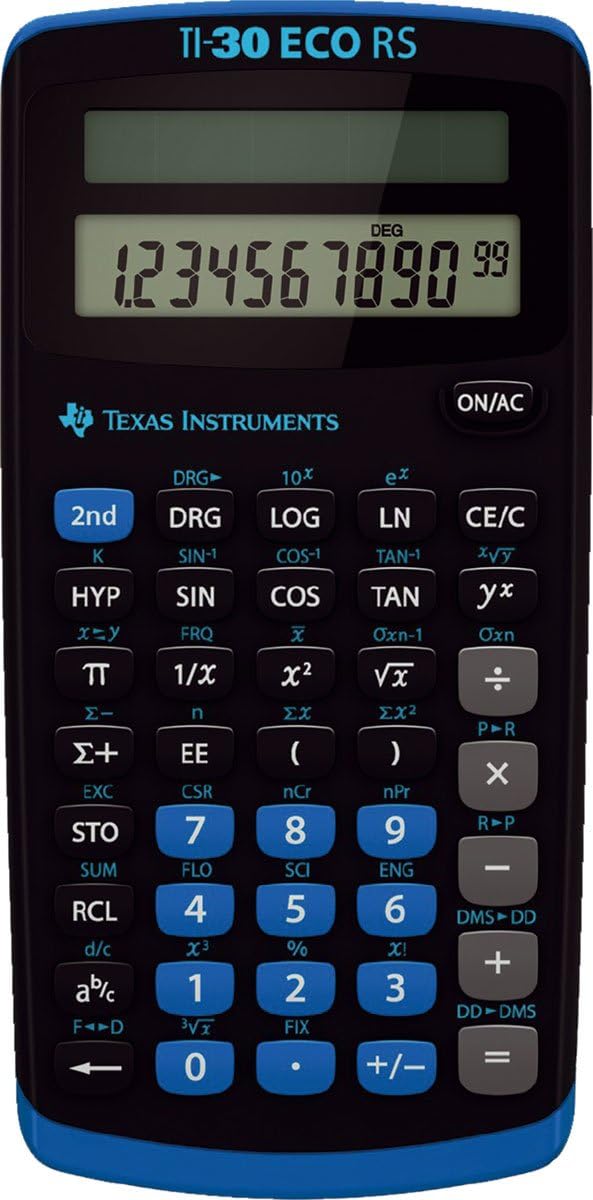TI-30 ECO RS Schulrechner mit Schutztasche, Pink