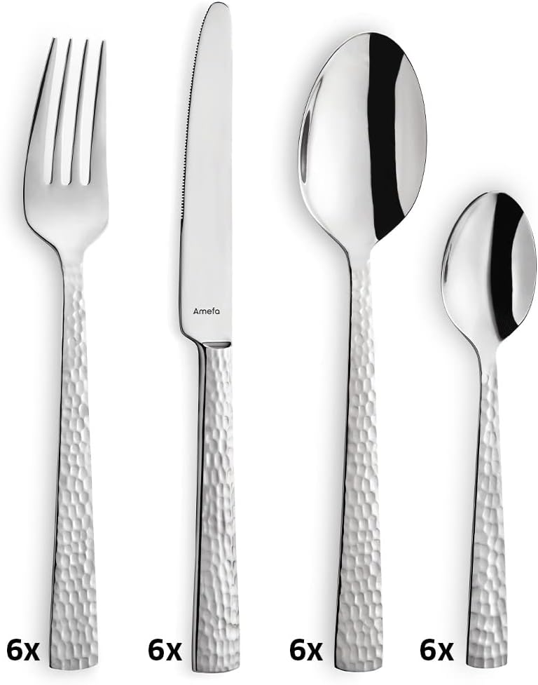 Besteckset Felicity, Besteck Set 24-teilig, Silber