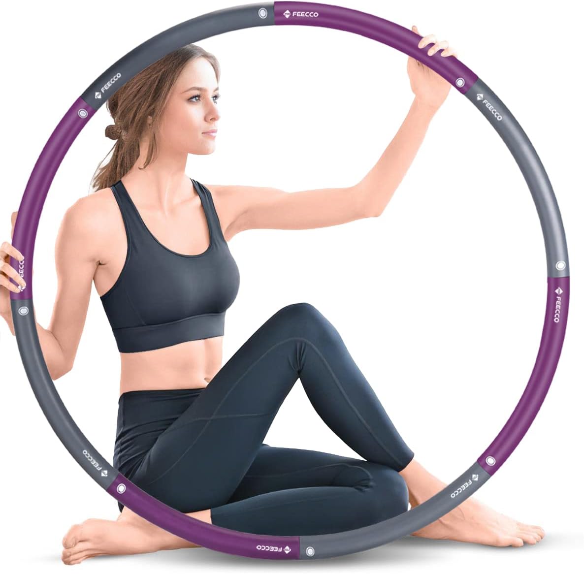 Hula Hoop Reifen, Lila 1,5 kg