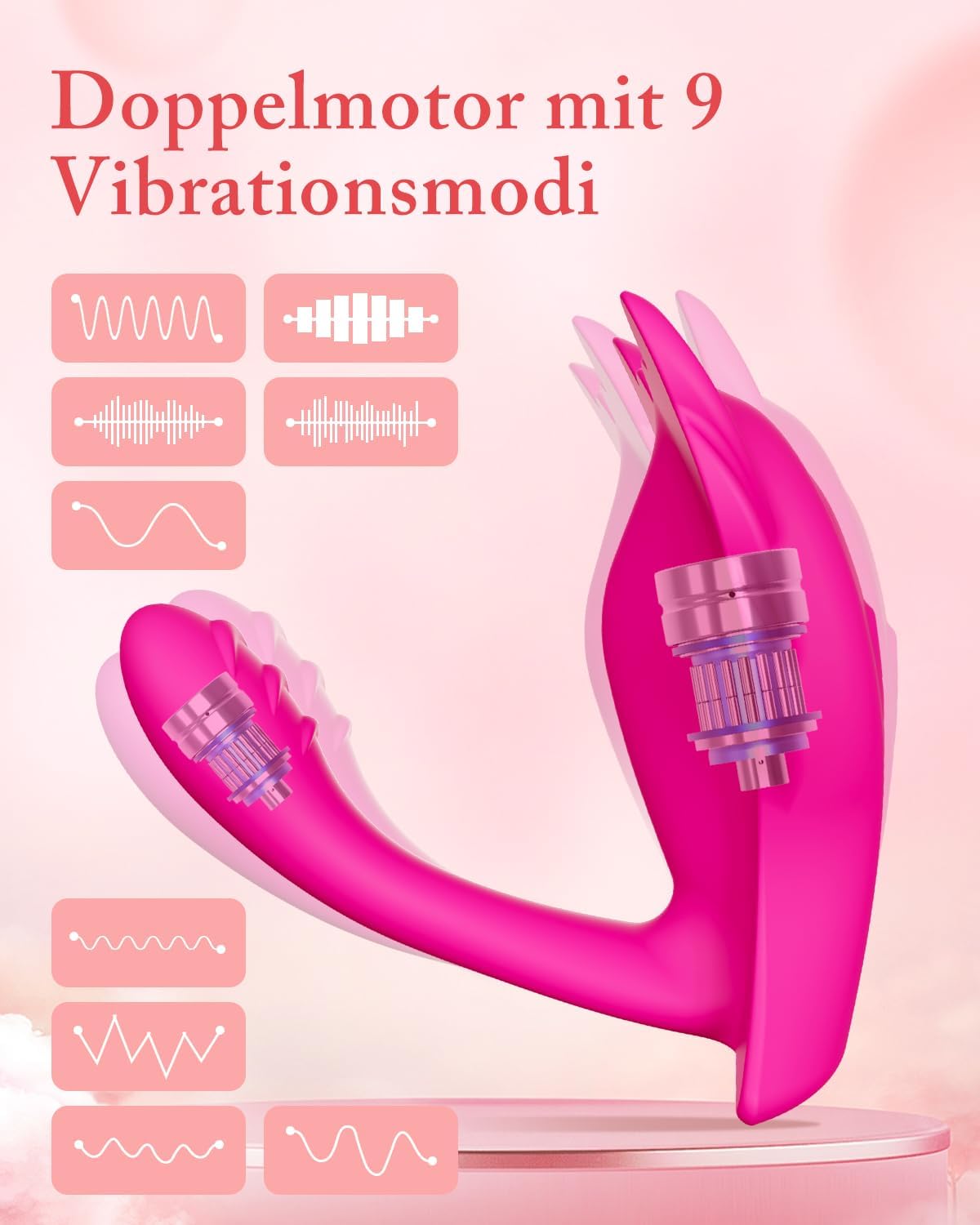 Little Fairy Klitoris & G Punkt Vibrator mit Fernbedienung, L